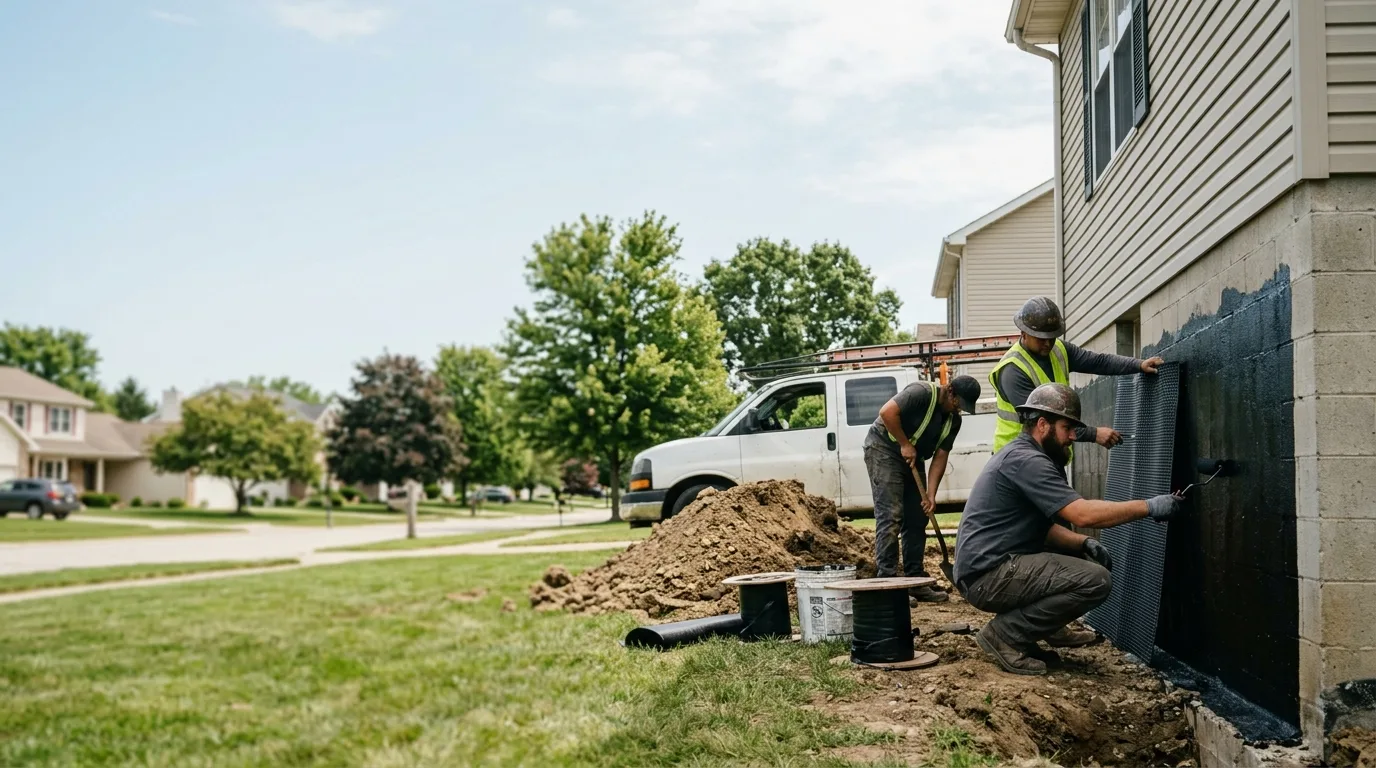 Basement Waterproofing in Woodburn, IN near me